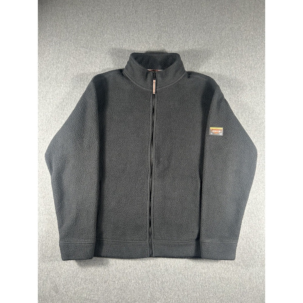 Orvis Classic Collection Full-Zip Fleece Jacket Black Size Medium